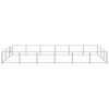 Dog Kennel Silver 193.8 ft¬≤ Steel